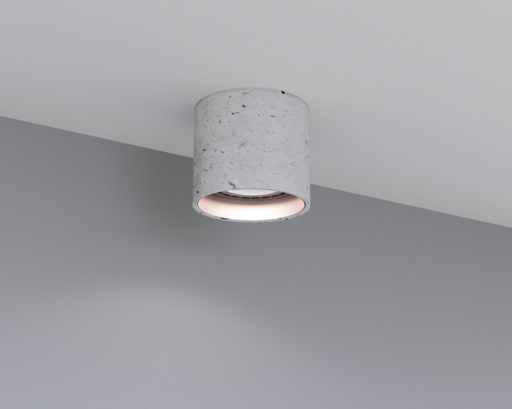Concrete cooper handmade downlight
Betonowa oprawa miedź miedziany