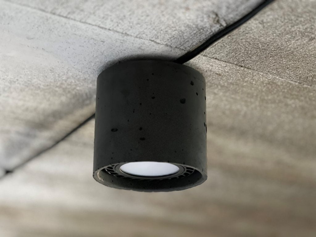 concrete pending downlight handmade