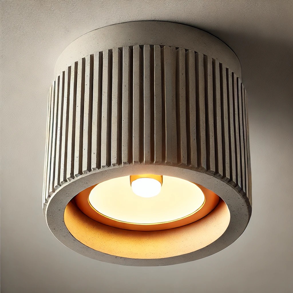 Concrete downlight lightning cooper stripes modern 