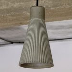 Lampa betonowa wisząca